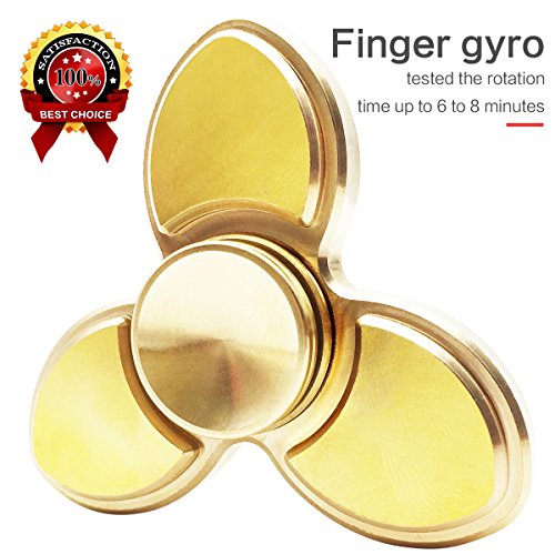 3 Tri Fidget Hand Spinner 100% Brass - Ceramic Bearing- Toy Stress Reducer EDC Focus Relieves ADHD Anxiety and Boredom Finger Toy Great Gift 3 Tri Fidget Hand Spinner 100% Brass - Ceramic Bearing- Toy Stress Reducer EDC Focus Relieves ADHD Anxiety and Boredom Finger Toy Great Gift