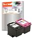 Produktbild Peach Spar Pack Druckköpfe kompatibel zu HP No. 901XL black, CC654AE,  No. 901 color, CC656AE