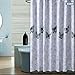 Produktbild HomJo Duschvorhang Schmetterling Duschvorhang-Stil Luxus gepolstert wasserdicht Polyester Anti-Schimmel kreative Duschvorhang 180 * 180cm , 120*200