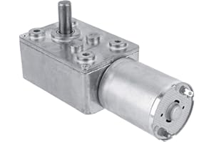 SANON Umschaltbarer Schneckengetriebemotor mit Hohem Drehmoment Gleichstrommotor mit 12 V Untersetzung 5 U/Min