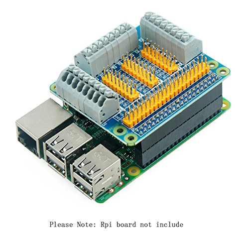 MakerHawk Raspberry Pi Multifunktionale GPIO Erweiterungskarte für Himbeer Pi 2 3 B B + mit Schrauben - 6
