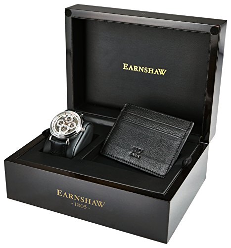 Earnshaw Herren- Armbanduhr Skeleton Analog Automatik