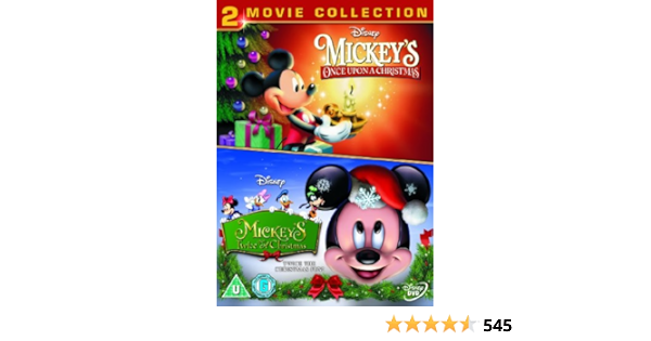 Mickey S Once Upon A Christmas Mickey S Twice Upon A Christmas Uk Import Amazon De Dvd Blu Ray