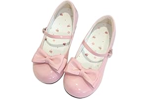 BB BEROBELLO FASHION IS AN ATTITUDE BEROBELLO Chaussures Lolita pour femme - Mignon Mary Jane - Chaussures plates avec nœud et bout rond, Rose brillant, 38 EU