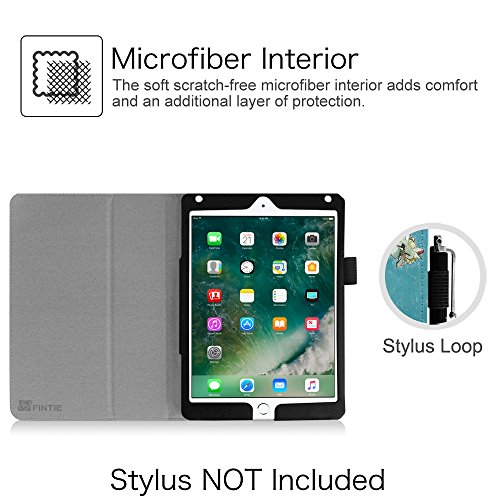 Fintie iPad 9.7 Zoll 2017 / iPad Air 2 / iPad Air Hülle – [Eckenschutz] Slim Fit Folio Kunstleder Schutzhülle Case Cover mit Auto Schlaf / Wach Funktion für Apple iPad 2017 Neue Modell 9.7″ Retina Display Tablet, iPad Air 1/2, Mandelblüten - 4