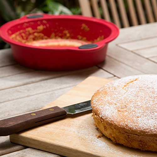 Levivo Silikon Kuchen-Backform / Silikon-Kuchenform ∅ 20 cm, Rot - 6