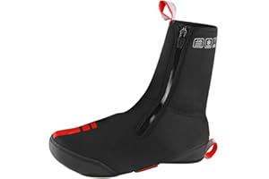 JORZER in Bicicletta Copriscarpe Impermeabile Antivento Foderato in Pile Scarpe Da Bici Caldo Coperture Di Inverno Della Bicicletta Termica Strada Protector Bici Mtb Mountain Bike Ciclismo Accessori (nero,