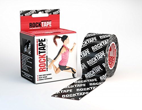 RockTape Black Logo 5cm width - 5m length Kinesiology Tape