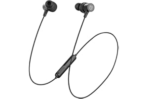 SoundPEATS Q30 HD+ Bluetooth Earphones with Mic, Wireless Earbuds Magnetic IPX6 Running Headphones, APTX-HD, cVc Noise Cancellation, 10mm Drivers, Super Bass, Lightweight, 12 Hrs Play Time