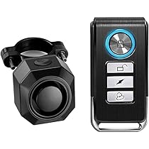 Alarme Antivol Vélo Rechargeable – 110 DB, Télécommande Sans Fil, Feu Arrière 4-en-1, étanche IP65