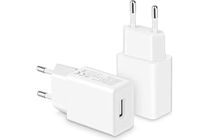 ‎MATAUMAHI MatauMahi 5V1A USB Ładowarka (Biały, 2-Pak), 5W USB Zasilacz, Wtyczka USB, Adapter do Telefonów Komórkowych, Tabletów, Powerbanki, Słuchawki Bluetooth, Smartbands i Innych Urządzeń z Interfejsem USB