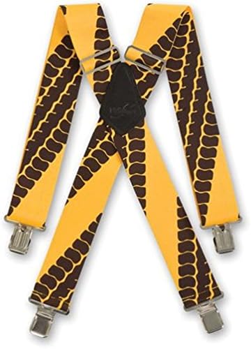 MENS BRACES BIKE TYRE TREAD DESIGN BRIMARC HEAVY DUTY 2" 50mm WIDE YELLOW FROM M.K.TOOLS