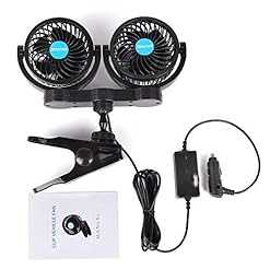 Ventilatore Auto Doppia Testa USB | 360° Rotazione | 2 Velocità | Per Cruscotto Auto E Casa - Foto 10