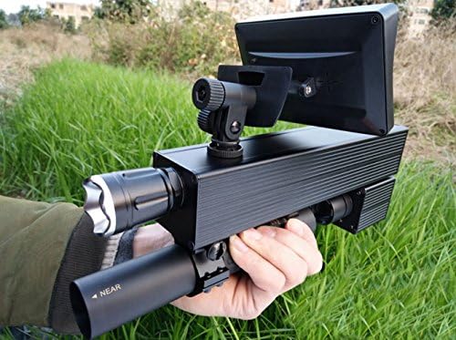 Day and Night Srate 3-9X40mm Lens Infrared DIY Night Vision Scope for Riflescope with LCD Screen &amp; Infrared Flashlight