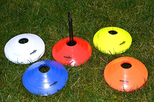 Markierungshütchen 50’er SET, gelb, weiß, blau, rot, orange von athletikor - 5