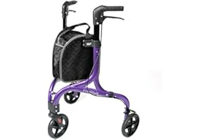 NRS Healthcare Freestyle - Rollator a 3 ruote, P64077, viola, medio
