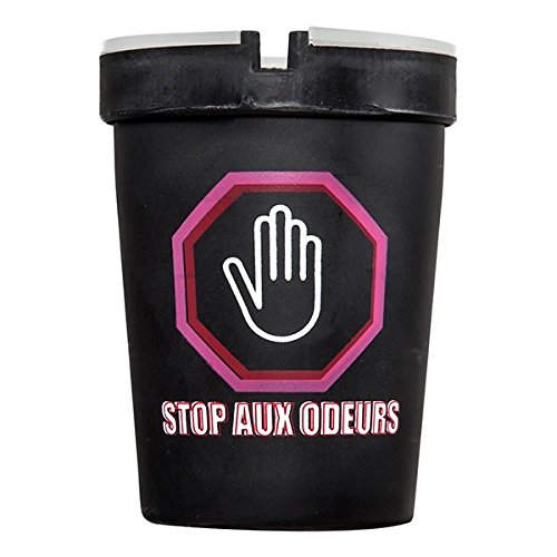 Preisvergleich Produktbild Aschenbecher Leuchtender Feuerschutztüren und geruchshemmend, Rosa / Rot