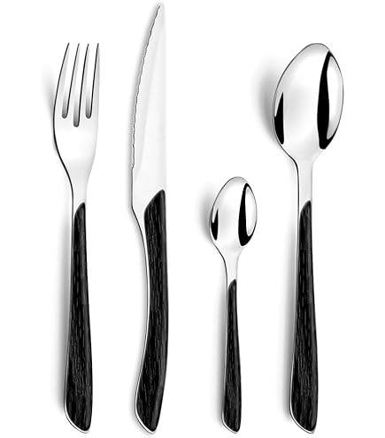 Hoshen - Set Di 6 Forchette Da Fonduta In Acciaio Inox Con Manico In Legno Colorato - Foto 8