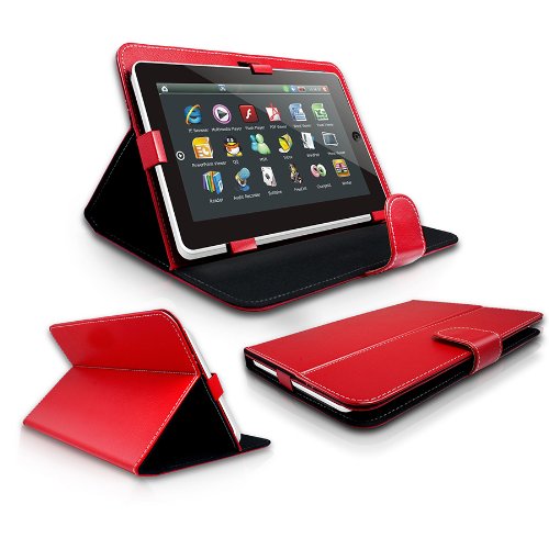 Weltbild Pc 4 8 zoll Tablet Pc Tasche mit Aufstellfunktion - Rot 1A