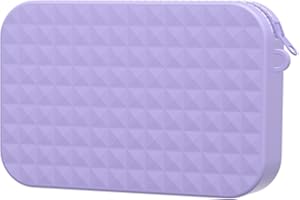 SACKEI Silikon-Handyhalter für Bogg Bag-Zubehör, mit Mutterleben-Charm-Set für Strand, Tragetasche, Reißverschluss, Geldbörse mit 8 Blumendekorationen für einfache, moderne und XL-Bogg Bag, Violett, Large,