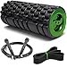 Produktbild Massagerolle Fitness Massage - Set: 3 in 1 Schaumstoffrolle zur Tiefengewebsmassage und Faszientherapie + Profi Springseil und Fitnessbändern für Reha, Fitness, Pilates & Yoga, optimale Faszienrolle für Rücken, Wirbelsäule und Schultern, Fitnessrolle - ideal für Einsteiger oder Fortgeschrittene