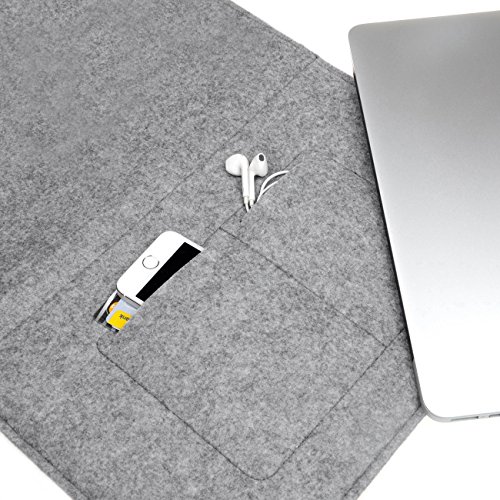 Inateck 13,3 Macbook Air Hülle Ultrabook Laptop Tasche Filz Sleeve Speziell für Macbook Pro 13 Retina und Macbook Air - 4