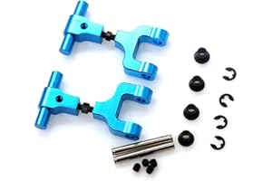 Bluerare 2 Stück Metall Hintere Obere Querlenker Schwinge für Tt-02 Tt02 Tt02T 1/10 Rc Auto Upgrade Teile, 2