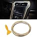 Produktbild Auto Innenraum Zubehör / Interior Dcoration,Auto Zierleiste,YY-LC Einfacher Push-In Entfernbar 3D DIY Auto-Anreden,Für Universal-Autozubehör,196 Zoll / 5M,Gold