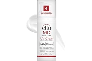 EltaMD - UV Clear Facial Sunscreen SPF 46 - For Skin Types Prone To Acne Rosacea & Hyperpigmentation 48g/1.7oz