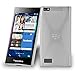 Produktbild Blackberry LEAP Silikonhülle in HALB DURCHSICHTIG von Cadorabo - X-Line Design TPU Schutzhülle für Blackberry LEAP – Handyhülle Bumper Case Backcover in HALB TRANSPARENT