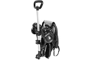 HUOLE Poussette Bebé Légère, de 0 Mois à 22 kg, Poussette canne, Dossier inclinable et réglable, Siège Spacieux, Double Frein et Roues Avant Pivotantes,30 * 55 * 86,5 cm - Gris + Noir