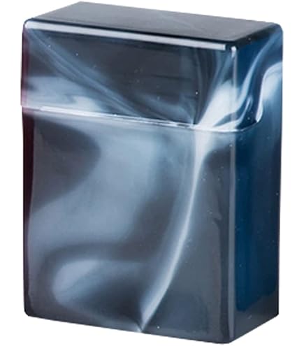 Zigarettenboxen XXXL Für 40 Stück – Graue Kunststoff-Boxen Mit Pop-up-Funktion, 96x65x40 Mm, 3er-Set