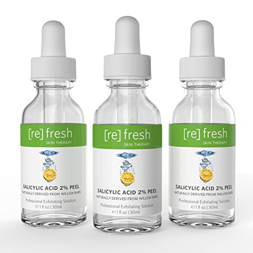 Salicylsäure bha Chemisches Peeling Gegen Aknenarben Anti-Pickel – 2% Salicylsäurepeeling Sanftes Peeling – Natürlich Gewonnen Aus Weidenrinde 30ml - 3