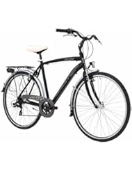 'Bicicleta Cicli Adriatica Sity 3 de hombre, estructura de aluminio, rueda de 28, cambio Shimano de 6 velocidades, 2 colores disponibles, negro
