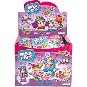MOJI POPS – Display de 24 Figuras Coleccionables, con 1 Figura en Cada sobre