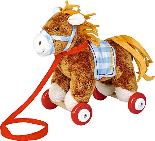 Spiegelburg 14417 Pony Sam auf Holzrollen Mein kleiner Ponyhof