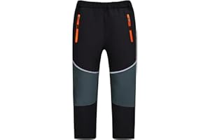 MEILONGER Jungen Mädchen Schneehose Kinder Skihose Wanderhose Softshellhose Outdoorhose Winddicht Warm Snowboardhose Winter Thermohose Trekkinghose
