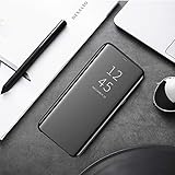 Hülle Case für Huawei Mate 10 Pro Hülle, Galaxy A6 2018 Schutzhülle Flip Clear View Handy Case mit Standfunktion Card Handyhülle für Galaxy A6 2018