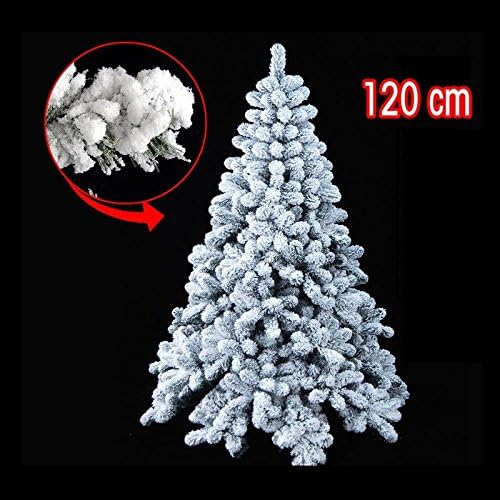 MAYUAN520 1.2 M/Snow Christmas Tree Flocking Encryption Pvc Material Metal Frame Snowflake New Year Decorations Hotel Decor