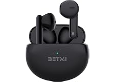 BETMI - True Wireless Earbuds - in-Ear Bluetooth5.1 Headphones - 40H Playtime, IPX5 Waterproof TWS with Dual Mic for Sport, L