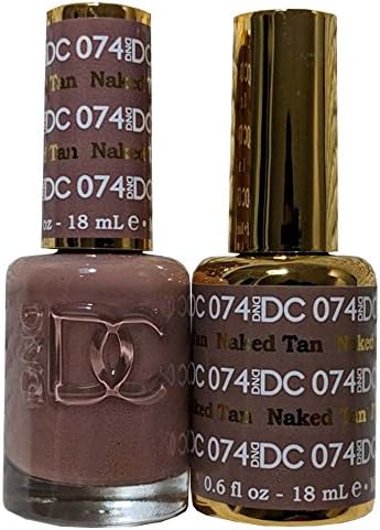 DnD DC Gel Polish + FREE LACQUER NAIL POLISH - Naked Tan - Buy 1 get 1 Free 2x18ml - Free matching Nail Lacquer included when buying UV LED Gel Nail Polish - Matching Colour Gel &amp; Nail Lacquer