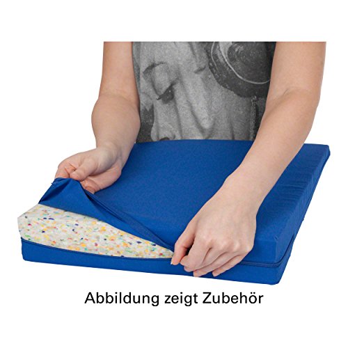 Bezug aus Baumwolle für Sitzkissen Orthopädisch Sitzkeil Keilkissen, 38×38 cm - 2