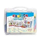 Superlavable Carioca - Maletín para colorear Back to School, con 97 accesorios (43261) , Modelos/colores Surtidos, 1 Unidad