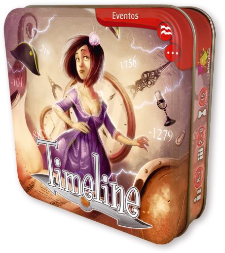 Preisvergleich Produktbild Asmodee Spiel Timeline:Eventos (Haztime03), spanischsprachig