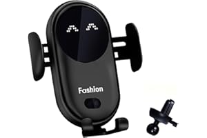 CHENRI 2025 Gumaxx Phone Holder, Handyhalterung Auto mit Ladefunktion, 360° Drehbar Handyhalterung, Schnell Aufladende Kabelloses Autoladegerät, Wireless Car Charger, Handyhalter für Auto Lüftung (schwarz)