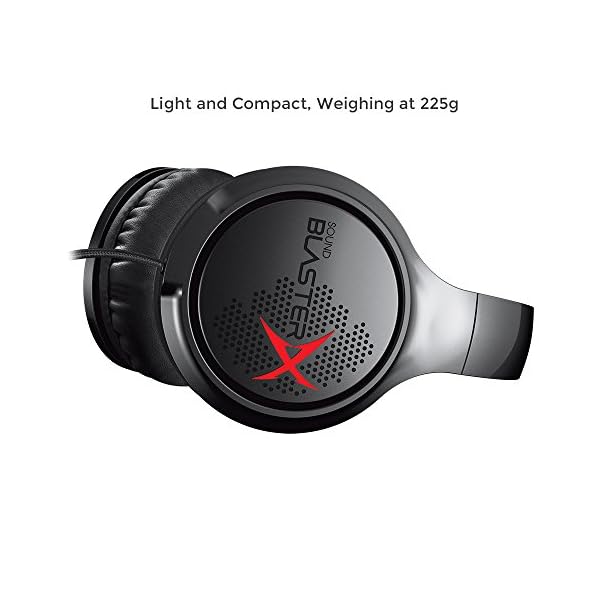 Creative Sound Blasterx H3 - Cascos Portátiles Analógicos con Micrófono para Juegos, Negro - Image 4