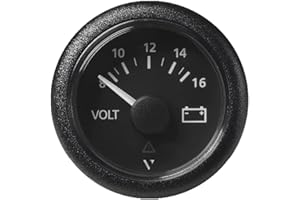VDO Marine VOLTMETRE 52MM 12V NOIR