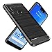 Produktbild AModern Huawei P Smart Plus Hülle,Huawei Nova 3i Hülle,Mode-Design, Schlanke Art, Flexible Kohlefaser gebürstet Textur Weichen TPU hülle (Black)