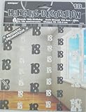 18TH BIRTHDAY HANGING DECORATION (NEW UNIQUE BLACK hol)