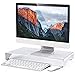 Produktbild AYQ Laptopständer Laptop Laptop Monitor Ständer Bildschirmständer multifunktionaler Bildschirmständer bis 20 kg belastbar für Monitor, Laptop, Drucker Silber